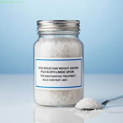 ซื้อ โพลีเมอร์ APAM Polyacrylamide Anionic น้ําหนักโมเลกุลสูง สําหรับการบําบัดน้ําเสียที่มีสารแข็ง >= 88% การผลิตออนไลน์