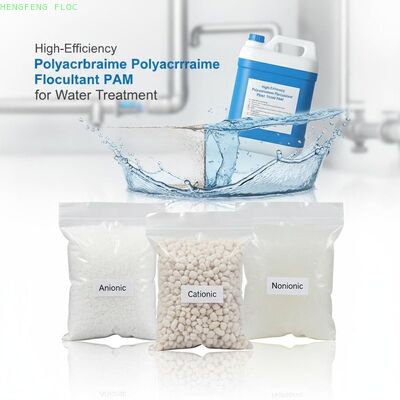 ซื้อ PAM Polyacrylamide Flocculant ประสิทธิภาพสูงสําหรับการบําบัดน้ํา - Anionic Cationic Nonionic การผลิตออนไลน์