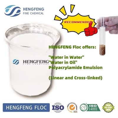 Wasserreinigungspflanzenemulsion Polyacrylamid CAS 9003 05 8